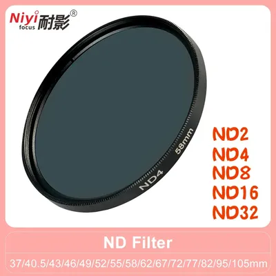 ND-Filter Neutraldichtefilter ND2 ND4 ND8 ND16 ND32 37mm 40,5mm 43mm 46mm 49mm 52mm 55mm 58mm 62mm 67mm 72mm 77mm 82mm 95mm