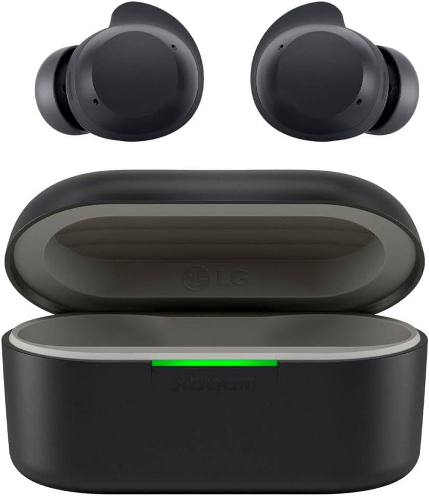 LG wireless In-Ear-Kopfhörer "xboom Buds Plus", schwarz, B:2,53cm H:2,08cm T:2,39cm, Kopfhörer