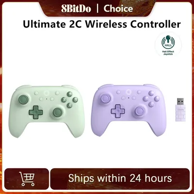 8BitDo Ultimate 2C Wireless Gaming Controller Neue Farbe Gamepad Joystick für PC Windows 10/11 Android USB Bluetooth SteamOS