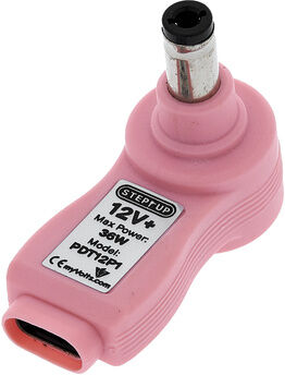 myVolts Step Up Tip 12V Center Pos Rosa