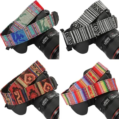 Vintage-Kameragurte für Fotografen, gewebt, verstellbar, universeller Nacken-Schultergurt, Schnellverschluss für alle DSLR-Spiegelreflexkameras
