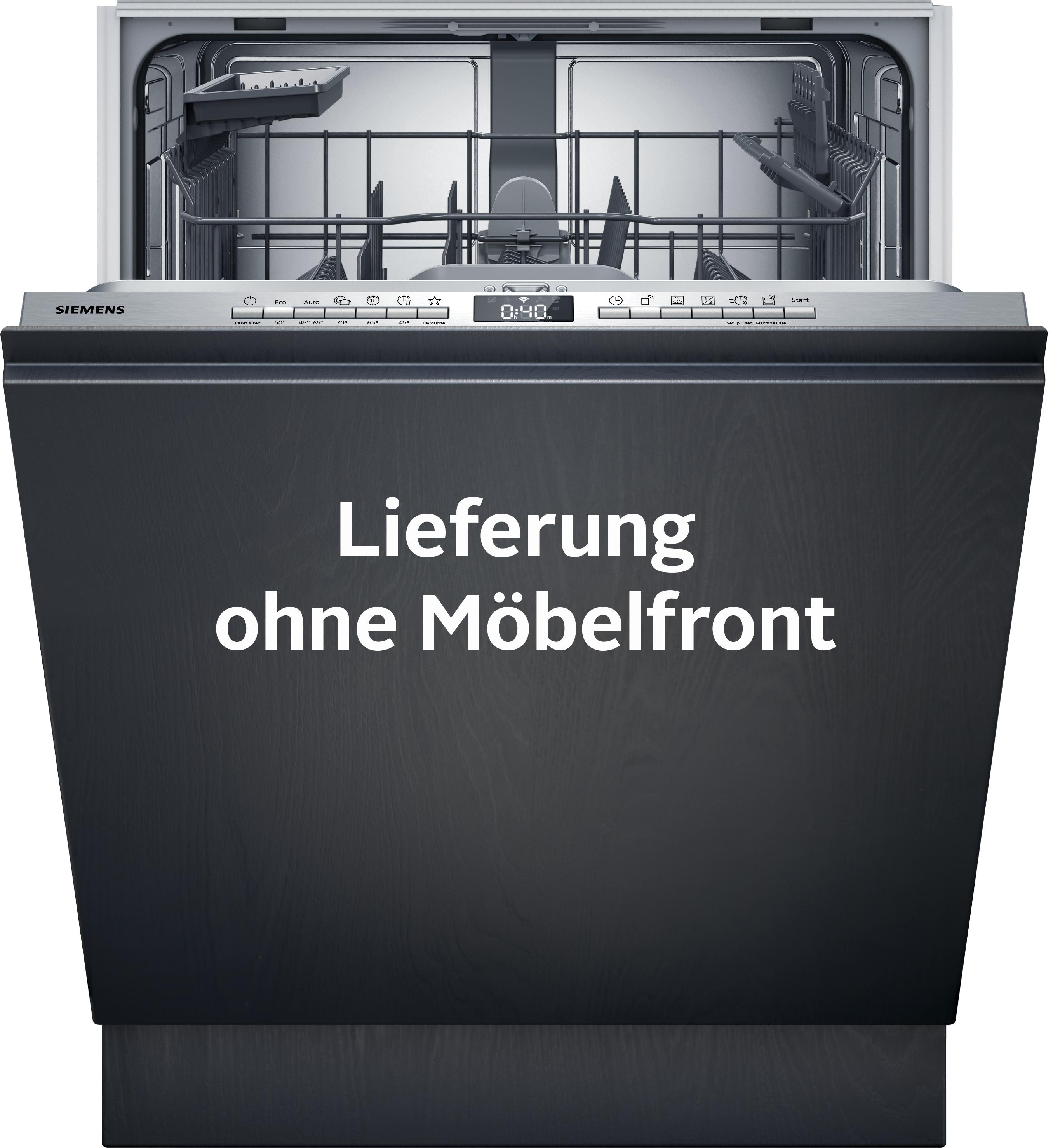 SIEMENS vollintegrierbarer Geschirrspüler "SX63HX03TE", Energieeffizienz: C (A-G), weiß, B:59,8cm H:86,5cm T:55cm, Geschirrspüler