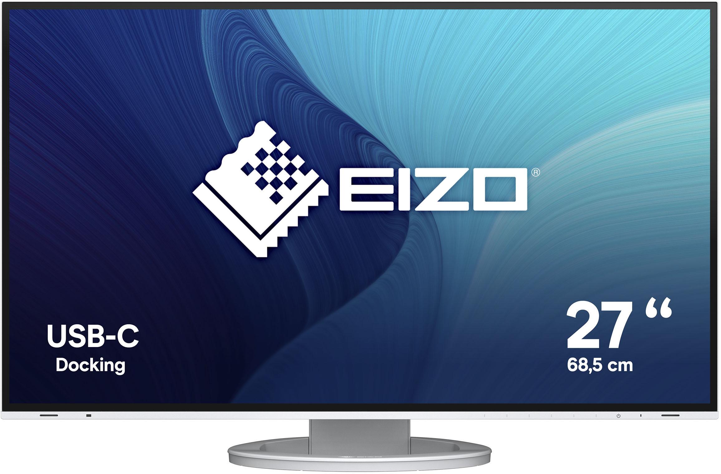 EIZO LED-Monitor "FlexScan EV2781", Energieeffizienz: D (A-G), weiß, B:61,1cm H:35,7cm T:5,6cm, Monitore