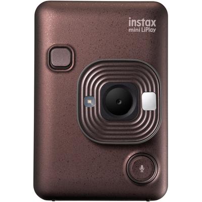 FUJIFILM Sofortbildkamera "INSTAX mini LiPlay", braun (bronze), B:8,25cm H:12,29cm T:3,67cm, Fotokameras