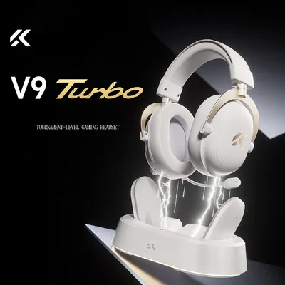 MCHOSE V9 Turbo Wireless Charging Gaming Headset Over-Ear Four-Mode mit Mikrofon Professionelle Esports-Kopfhörer