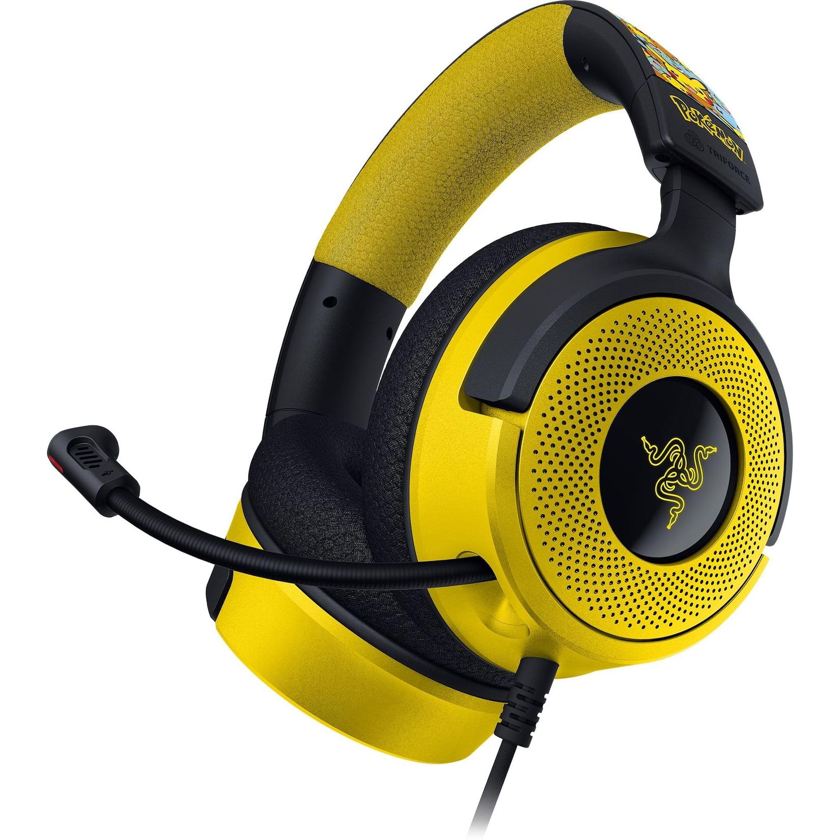 RAZER Kraken V4 X - Pokémon Edition Gaming-Headset (USB, PC, Mac. PlayStation, Nintendo Switch, Steam Deck, Android, iOS)