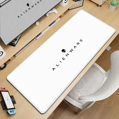 Neues Alienware Animation Gaming-Mäusepad, 400 x 900 mm, großes Anti-Rutsch-Tastatur-Mauspad, XXL HD-Druck, Firmenbüro, Schreibtischunterlage, waschbar