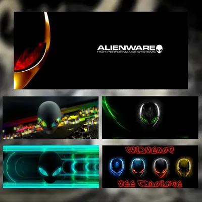 Brand Tech A-Alienware Mauspad Großes Gaming-Mauspad mit genähten Kanten Verdickte Schreibtischunterlage PC