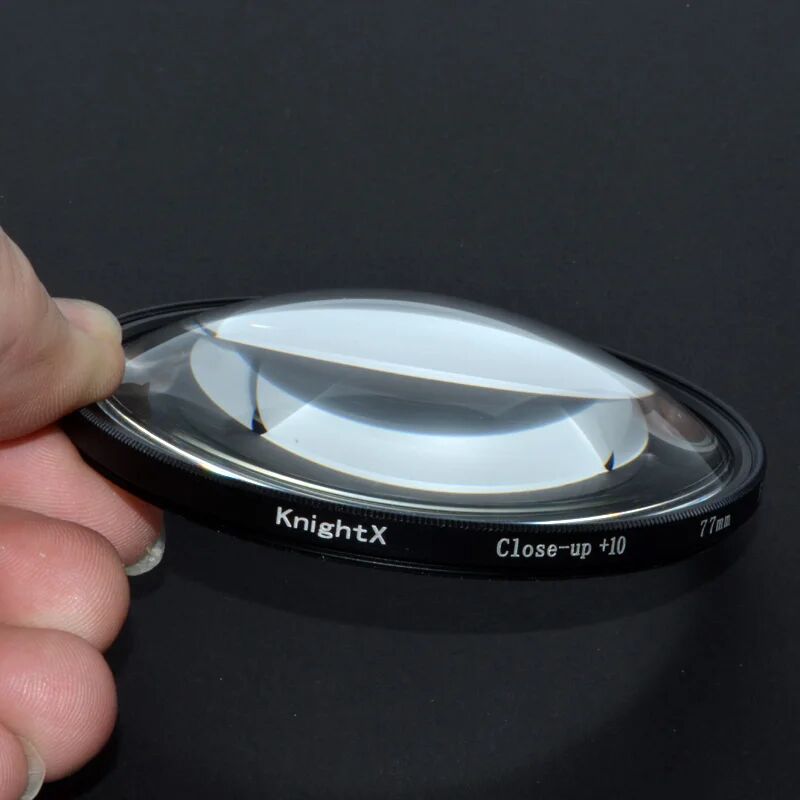 KnightX Makro-Nahaufnahmeobjektivfilter + 10 Filtersatz 49 mm 52 mm 55 mm 58 mm 62 mm 67 mm 72 mm 77 mm für Canon Nikon Sony Kameras