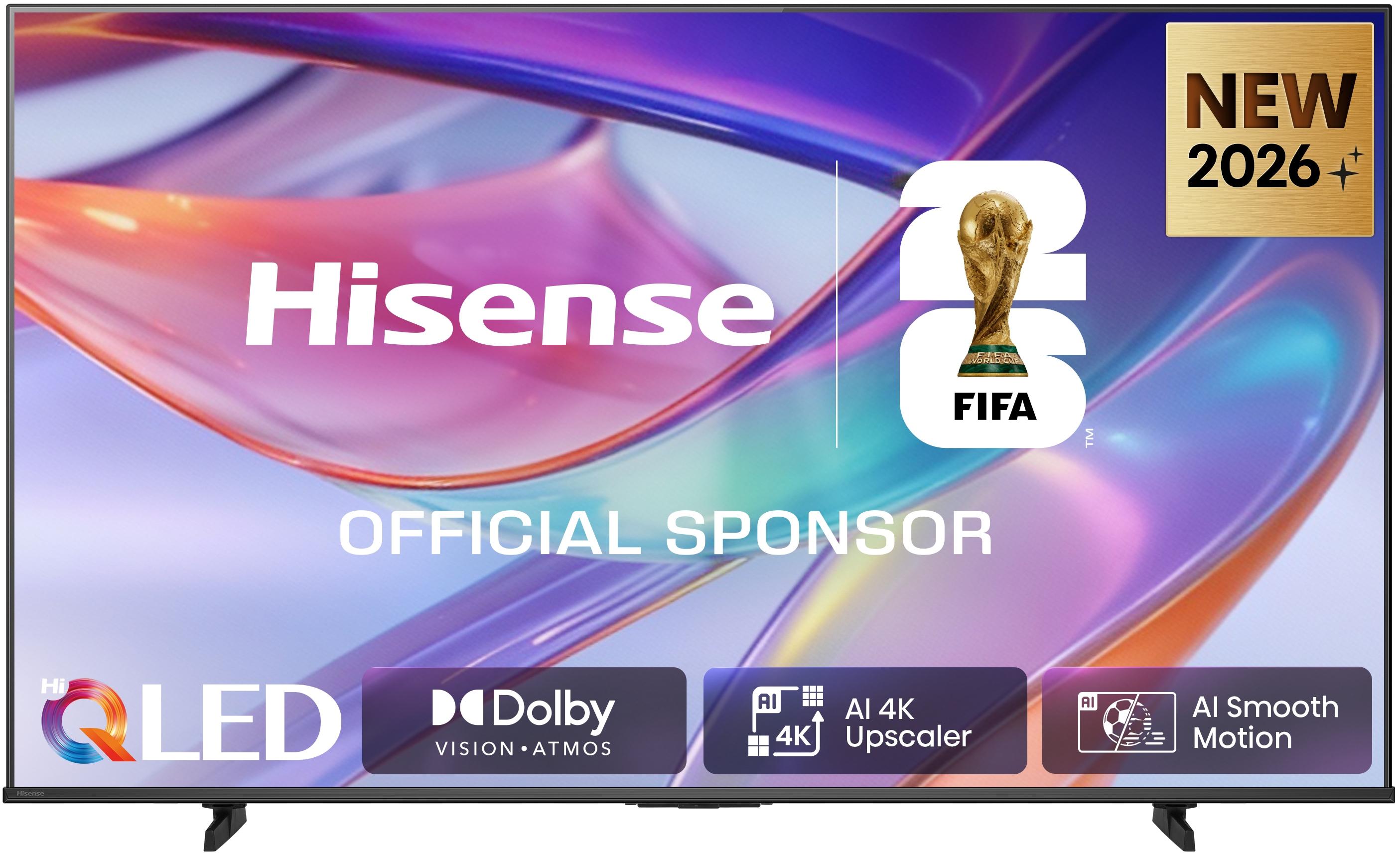 HISENSE QLED-Fernseher "85E7S", Energieeffizienz: E (A-G), schwarz, 85 ″, Fernseher
