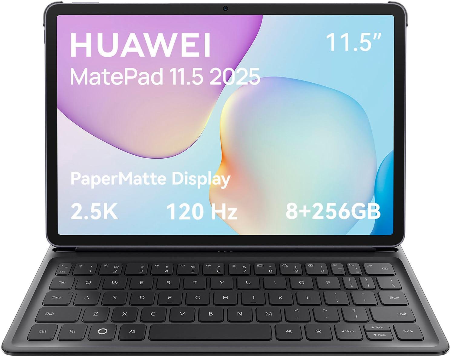 HUAWEI Tablet "MatePad 11,5" 2025, PaperMatte Display, 8G+256G, inkl. Black Keyboard", space grau, B:19,2cm H:7,4cm T:27,6cm, Tablets_EBookReader, PaperMatte Display, 10.100 mAh Akku, inkl. Black Keyboard