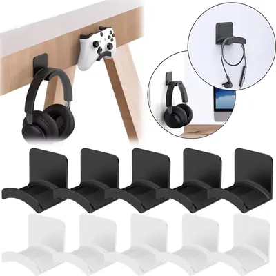 Universal Wand Kopfhörer Ständer Bequeme Lagerung Gaming Controller Halter Headset Display Rack Aufhänger Haken Für Kopfhörer