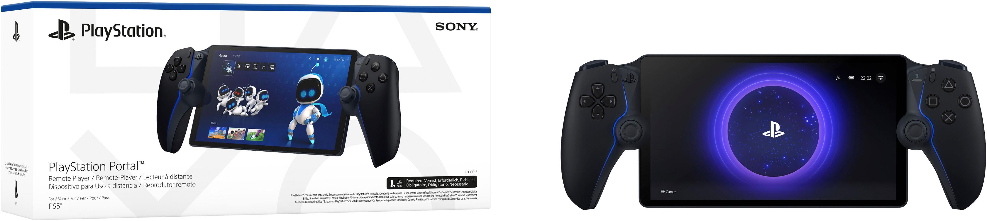 PLAYSTATION 5 Spielekonsole "Portal™ Remote-Player", schwarz (mitternachtsschwarz), B:33,7cm H:15cm T:9,5cm, Spielekonsolen