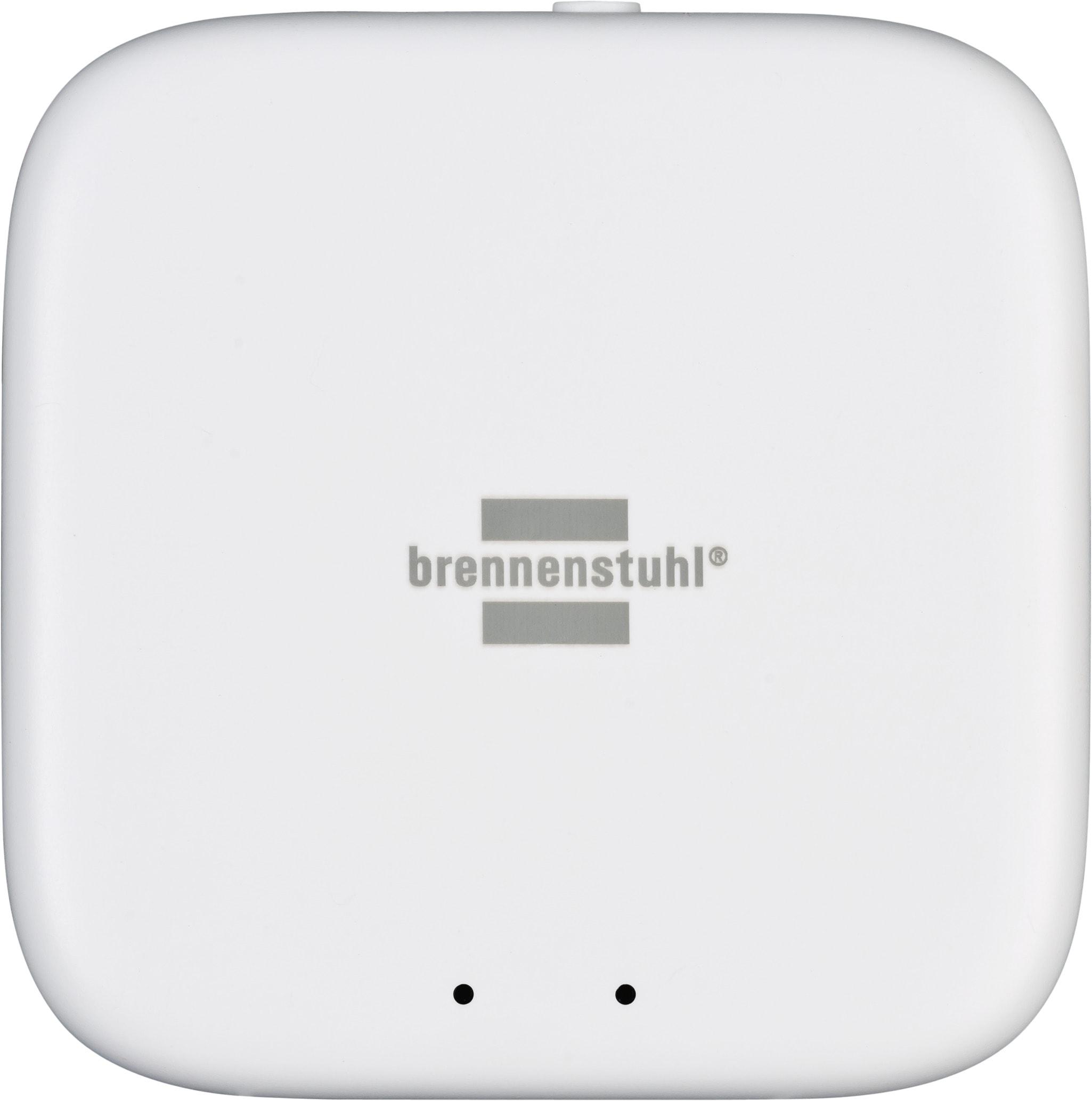 Smart-Home-Station BRENNENSTUHL "Connect Zigbee Gateway GWY CZ 01", weiß, B:6cm H:6cm T:1cm, Smart-Home-Stationen