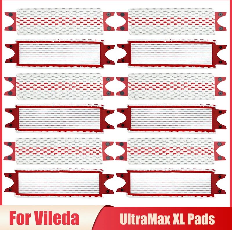 Fxaizl Für Vileda UltraMax XL Mikrofaser-Bodenwischer-Pads, Ersatz-Flachmopptuch, schnell trocknend, maschinenwaschbar, wiederverwendbar, Reinigung