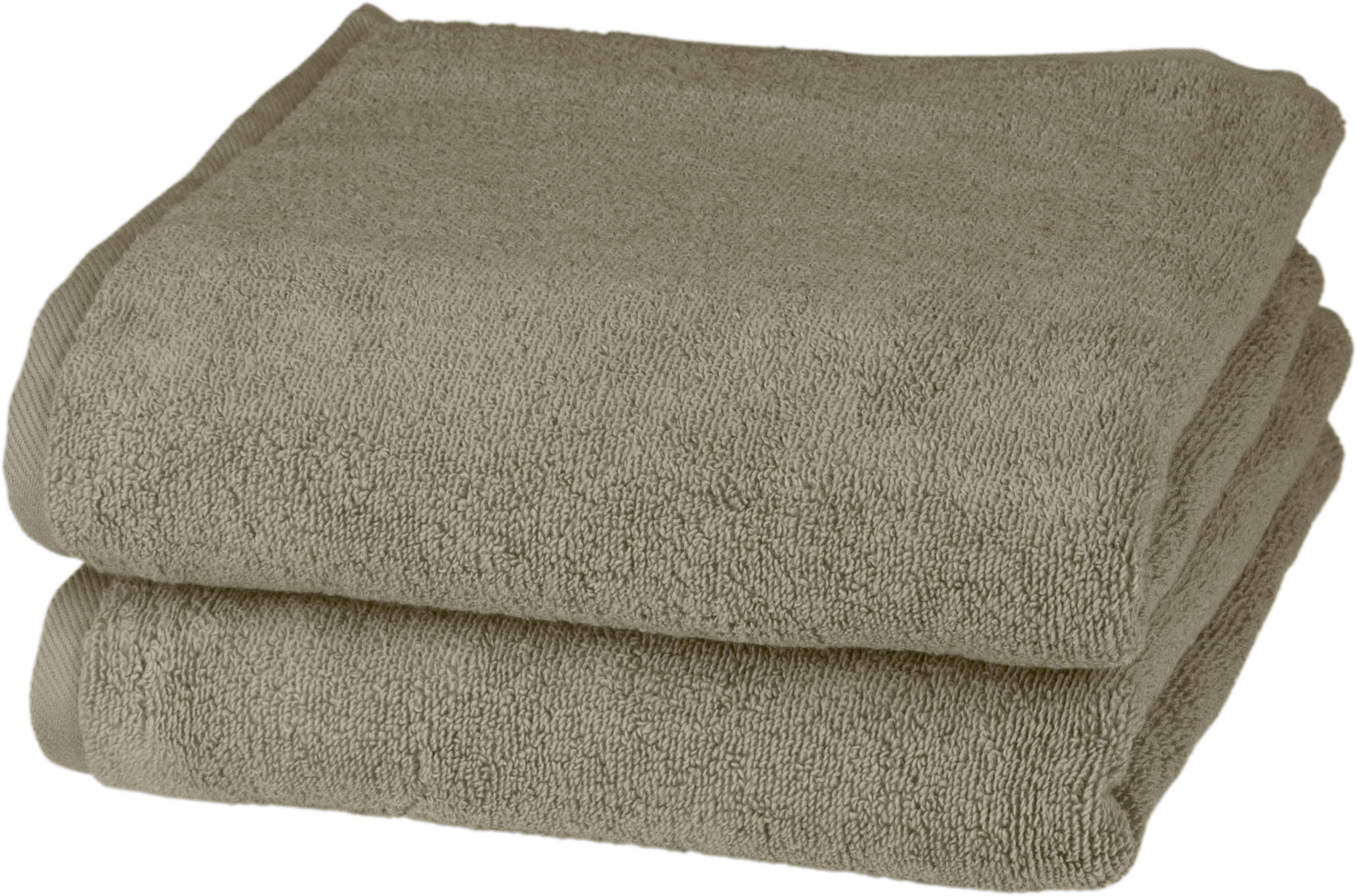 Handtücher ROSS "Sensual 9000", grau (flanell), B:50cm L:100cm, Frottier, Obermaterial: 100% Baumwolle, Handtücher, mit Aloe-Vera-Öl veredelt