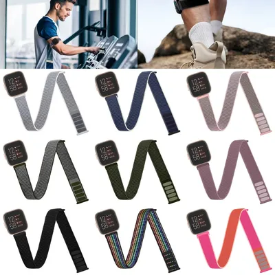 Sportverstellbares Nylon-Armband für Fitbit Versa 2 – perfekt für aktive Training