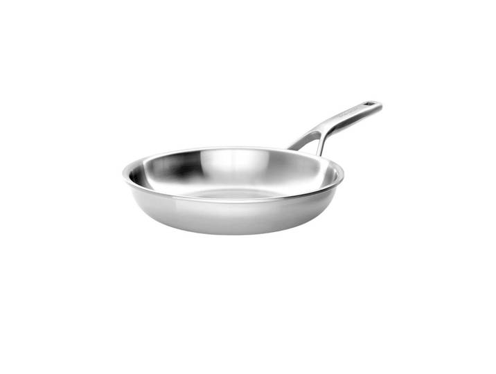 KitchenAid Bratpfanne 3-Ply Stainless Steel, Edelstahl, Metall, rund, rostfrei, Kochen, Pfannen, Bratpfannen