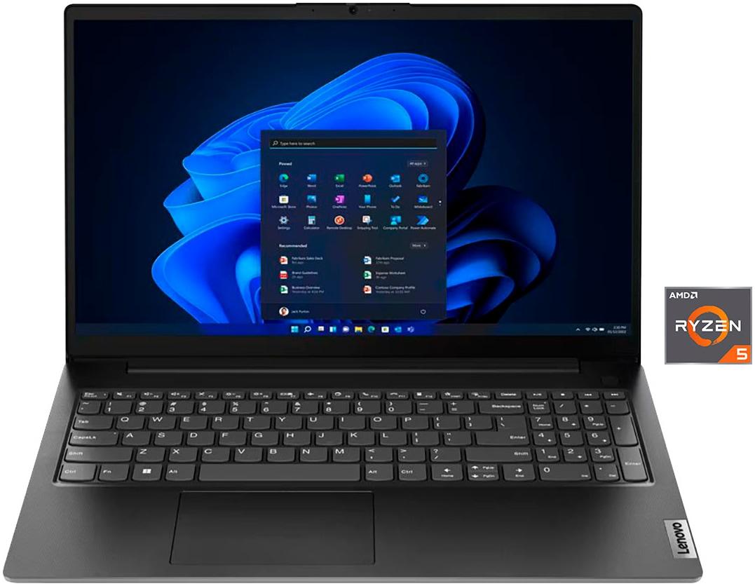 LENOVO Notebook "Lenovo V15 G4 AMN", schwarz, 16 GB RAM 512 GB SSD, Ryzen 5, Windows 11 Home, Notebooks