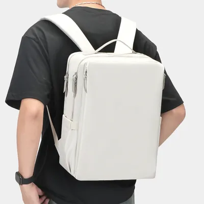 Rucksack Herren Business Laptoptasche für Geschäftsreisen, Reisen, Pendeln, leichter Rucksack, stilvoll, einfach, jung, großes Fassungsvermögen, Damen-Handgepäck für internationale Reisen