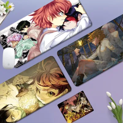 The Promised Neverland Large XXL Gaming Laptop Computer Desk Mat Mouse Pad Mouse Mat Notbook Mousepad Gamer
