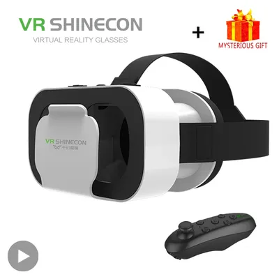 Shinecon Viar Virtual Reality VR Brille Headset 3D Gerät Helm Brille Linsen Für Smartphone Smartphone Spiel Zelle Mobile Set