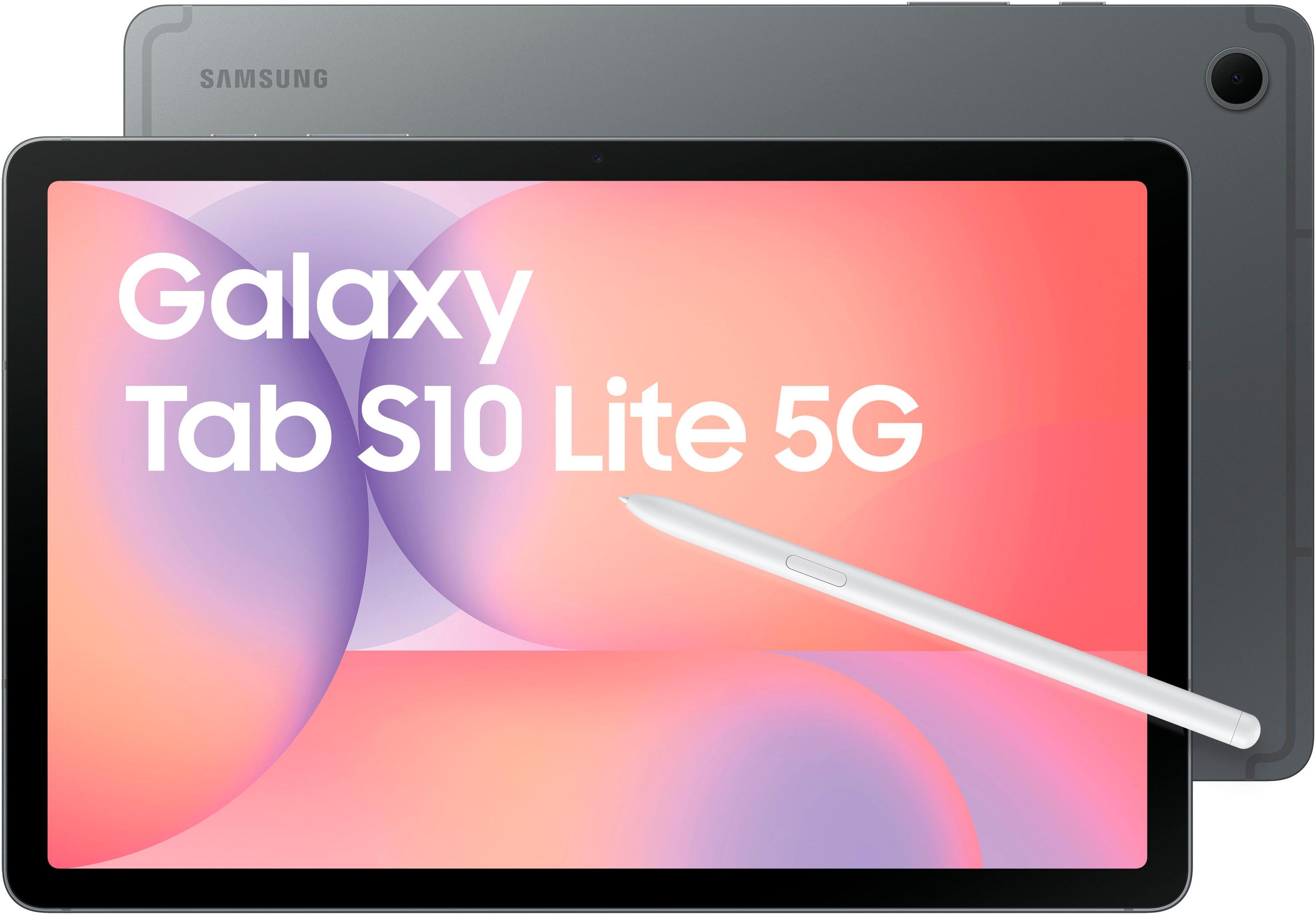 SAMSUNG Tablet "Galaxy Tab S10 Lite", Energieeffizienz: F (A-G), grau, 256 GB, ohne eSIM, Tablets_EBookReader