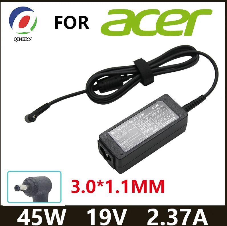 LZUMWS 19 V 2,37 A 45 W 3,0*1,1 MM Laptop Adapter Ladegerät Für Acer Aspire S7 391 V3-371 Switch12 PA-1450-26 A13-045N2A 547H Chromebook 11