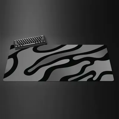 Fluid Mouse Pad Große PC Computer Tastatur Büro Spiel Tisch Matte XL PU Leder Anti-rutsch Gaming Tastatur Mousepads Lange schreibtisch Pad