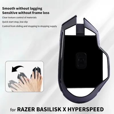 1 Set Gaming Maus Fuß polster Anti-Rutsch-Maus Skates Aufkleber für Razer Basilisk x Hyper speed Maus Gamer Zubehör Ersatz