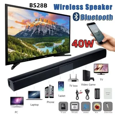 Leistungsstarker kabelloser Bluetooth-Lautsprecher für Heimkino, Computer, TV, Auto, Soundbox, Soundbar, schwerer Bass, Subwoofer, Radio, Caixa De Som