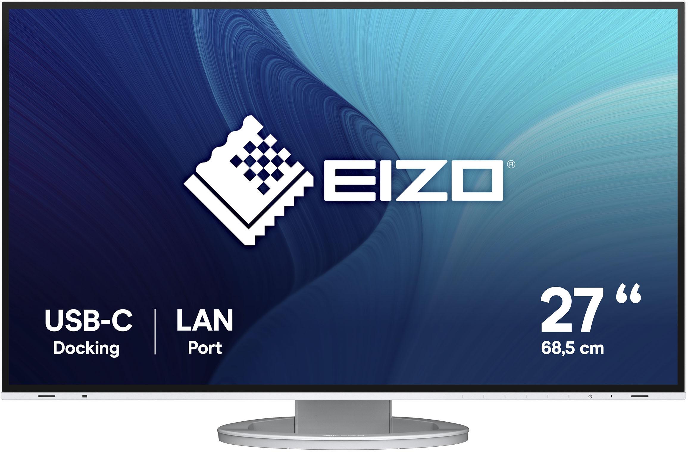 EIZO LED-Monitor "FlexScan EV2795", Energieeffizienz: D (A-G), weiß, B:61,14cm H:35,7cm T:5,6cm, Monitore