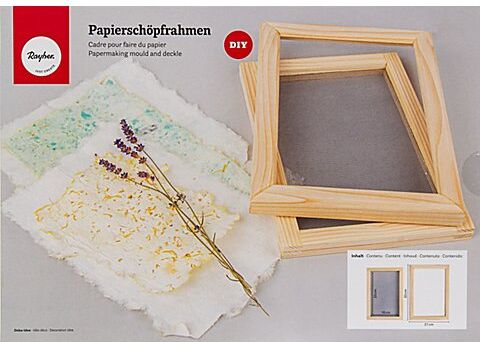 Papierschöpfrahmen, 2-teilig, 30 x 21 cm