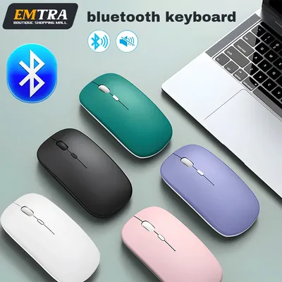 Drahtlose Bluetooth Maus Tragbare Magie Stille Ergonomische Mäuse Für Laptop iPad Tablet Notebook Handy Büro Gaming Maus