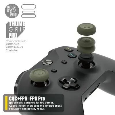 Skull & Co. Joystick-Kappen-Daumengriff-Set FPS CQC Thumbstick-Abdeckung für Xbox Series X/S Gamepad und Xbox One Gaming Controller
