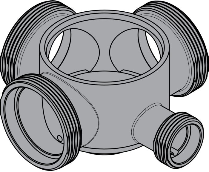 Hansgrohe Service Set Pharo Whirlpool für 96389000 Kreuzstueck