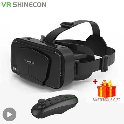 Shinecon Viar 3D VR Brille Virtual Reality Gerät Helm Linsen Headset Goggle Smart Für Smartphone Handy Mobile Realidade