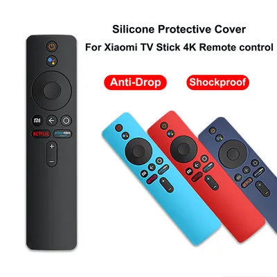 Silikon Fernbedienung Schutzhülle Staubs chutz hülle mit Lanyard stoßfest für Xiaomi Mi TV-Stick 4k TV-Stick