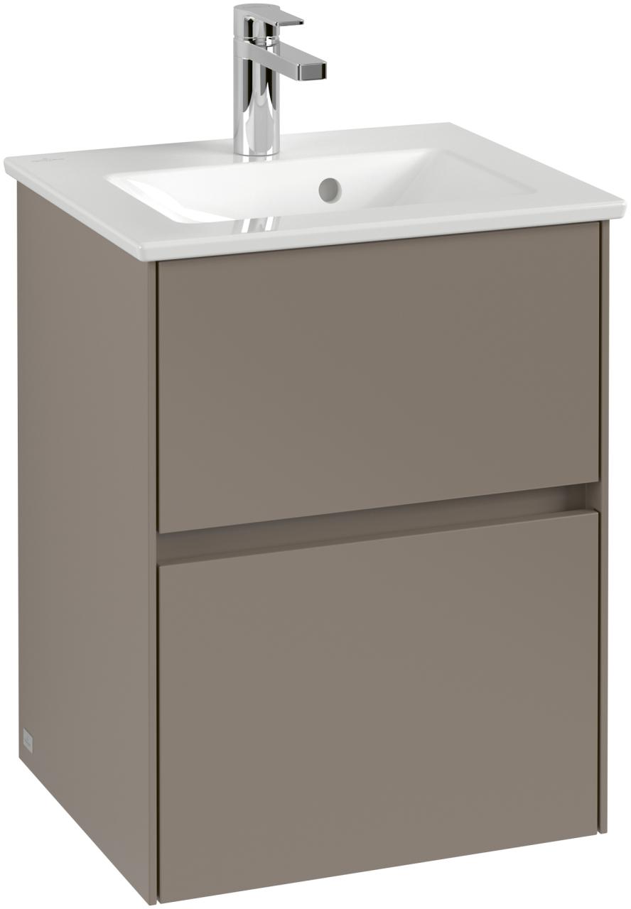 Villeroy & Boch Waschtischunterschrank Collaro 472x610x404mm 2 Ausz. Waschbecken mittig Marine Blu C14100VQ