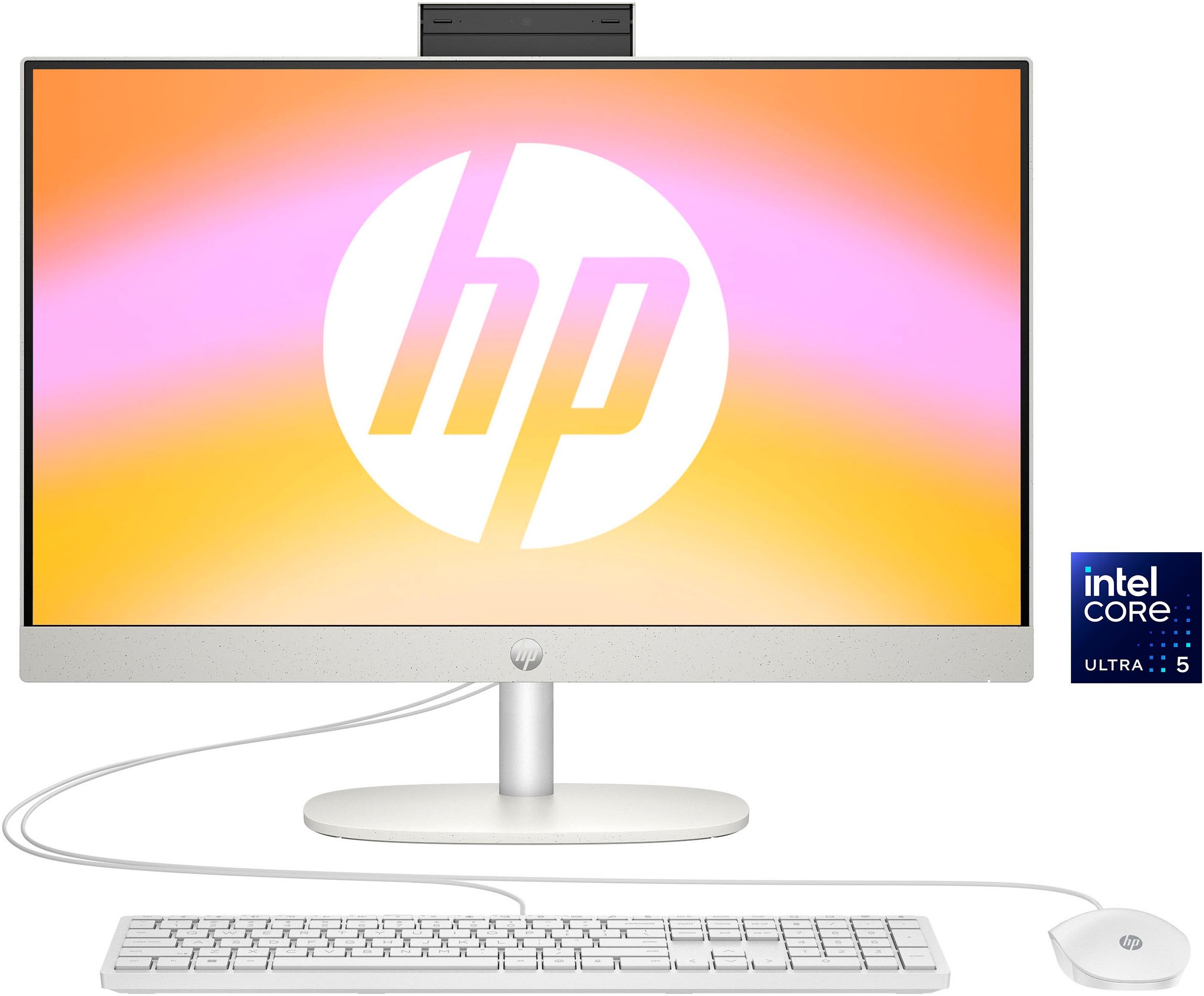 HP All-in-One PC "24-cr1201ng", weiß (shell weiß), Windows 11, 16 GB RAM 512 GB SSD, Desktop-PCs