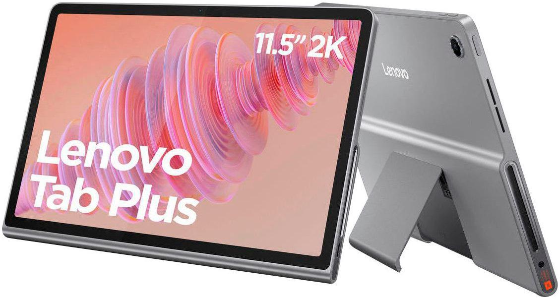 LENOVO Tablet "Tab Plus (11,5 Zoll)", Energieeffizienz: D (A-G), luna grau, 128 GB, Tablets_EBookReader, 8 x JBL Speakers