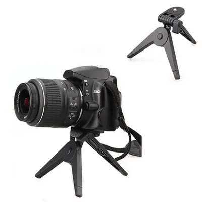 Universeller tragbarer Klappstativständer für Canon Nikon Sony Kamera DV Camcorder DSLR SLR Kamerastative Zubehör Riemenband
