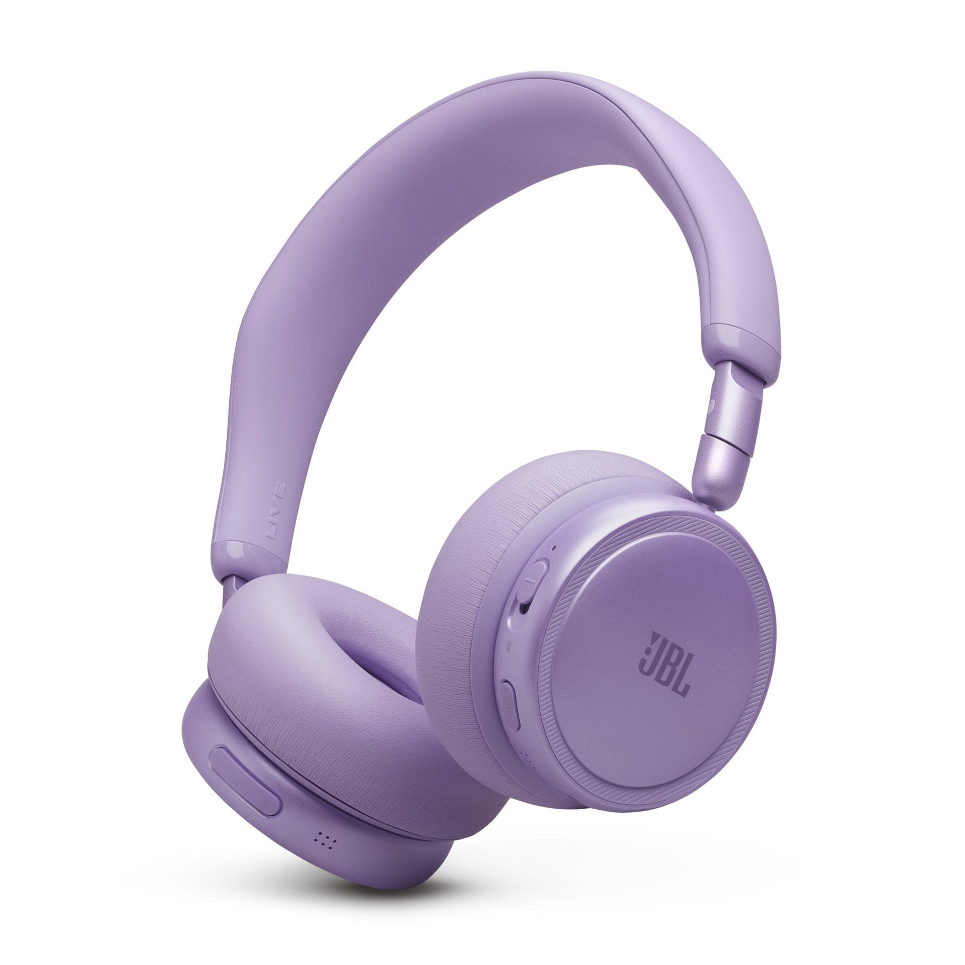 JBL On-Ear-Kopfhörer "LIVE 680NC", lila, B:21cm H:5cm T:22,5cm, Kopfhörer, Kabelloser On-Ear-Kopfhörer mit Noise-Cancelling