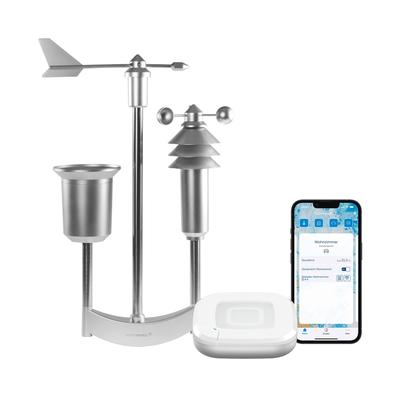 HOMEMATIC IP Smart-Home-Zubehör "Access Point + Wettersensor – pro", silber (weiß), B:28,5cm H:32cm T:40,5cm, Smart-Home-Stationen