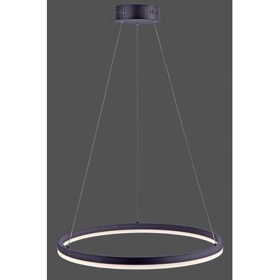 PAUL NEUHAUS Pendelleuchte "TITUS", grau (anthrazit), 1, Ø 60cm, 1 Stk., Leuchten, LED, dimmbar, Simply Dim, Memory, nach Trennung vom Netz, Pendelleuchte