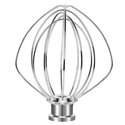 Edelstahl-Drahtschneebesen Küchen-Elektromixer-Zubehör für 4,5QT KitchenAid K45WW Standmixer mit Schneebesen-Aufsatz