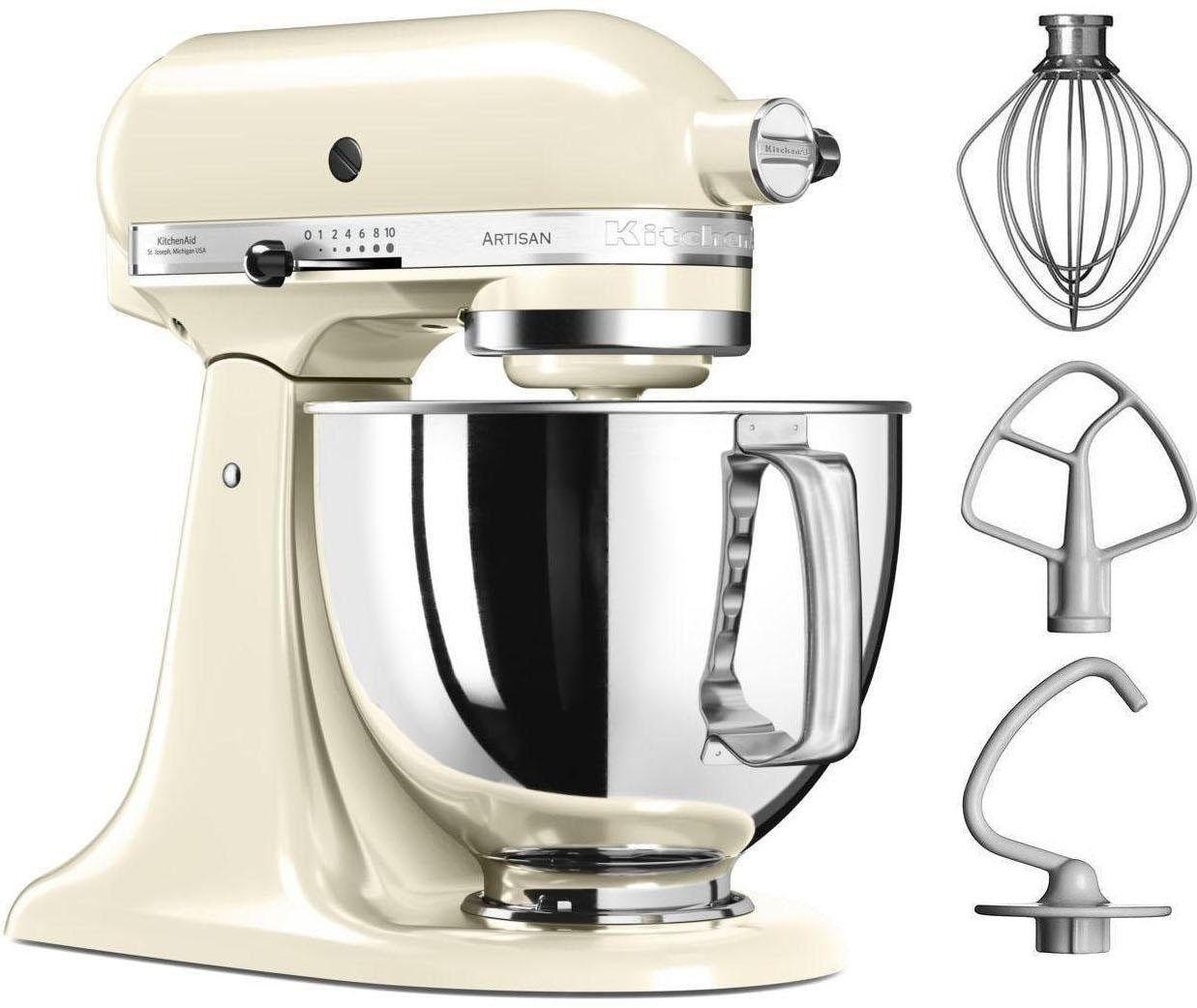 KITCHENAID Küchenmaschine "5KSM125EER", beige (creme), B:24cm H:36cm T:37cm, Küchenmaschinen, Küchenmaschine