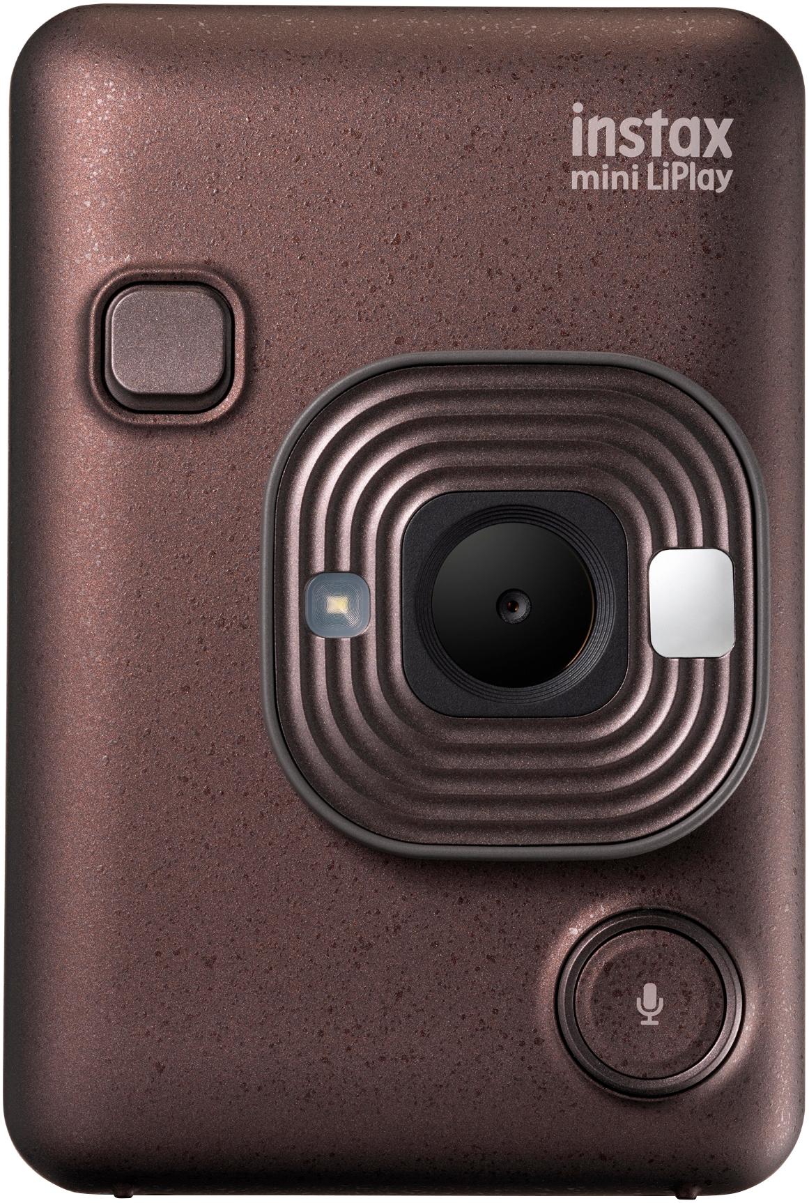 FUJIFILM Sofortbildkamera "INSTAX mini LiPlay", braun (bronze), B:8,25cm H:12,29cm T:3,67cm, Fotokameras