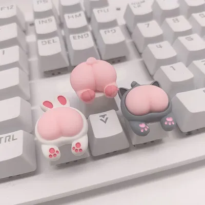 Katze Pfote Butt Schlüssel Kappe Tier Tastenkappen Für Mechanische Gaming Tastatur Benutzerdefinierte ESC Keycap Cherry Mx Schalter Für PC Geschenk Für Geburtstag