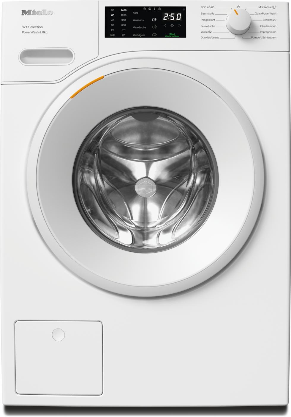 MIELE Waschmaschine "WSB363 WPS PWash&8kg", Energieeffizienz: A (A-G), weiß, B:59,6cm H:85cm T:64,3cm, Waschmaschinen, Getestet auf 20 Jahre perfekte Wäschepflege, 25 Jahre Motorgarantie